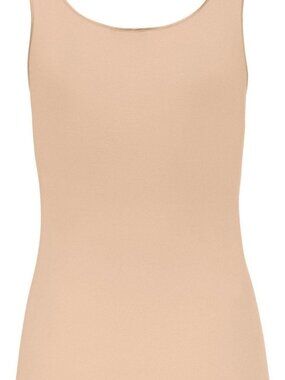 Hanro Cotton Seamless Tank Top Beige XS